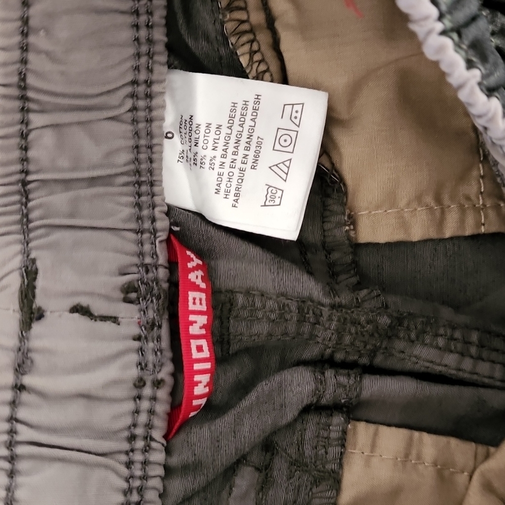 UNIONBAY Camo Cargo Shorts Boys 6 Toggle Waist Camoflauge - Picture 7 of 10